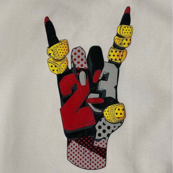 Nike Air Jordan Flight Women’s Graphic Rings Crew Sweatshirt-Size XL NWT - Picture 8 of 13